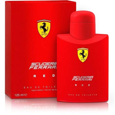 ferrari red perfume 125ml.